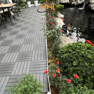 Thùng 22Tấm Lót Sàn Sàn Ban Công, nhà tắm, Vỉ lót sàn 31x31x2cm HVNXK, thảm trải sàn sân vườn
