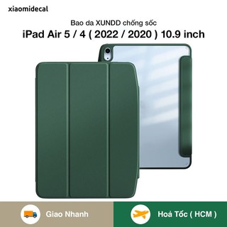 Bao da XUNDD iPad Air 5 / 4 ( 2022 / 2020 ) 10.9 inch chống trầy chống sốc, mặt lưng trong