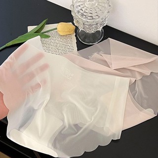 SET 5-10 Quần lót nữ su thạch mịn tơ tàng hình có giãn không viền in logo thoáng khí công nghệ ép nhiệt chống lộ rẻ đẹp
