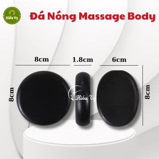 Đá nóng massage body cho spa dưỡng sinh | Đá tròn, đá oval, đá massage cho spa