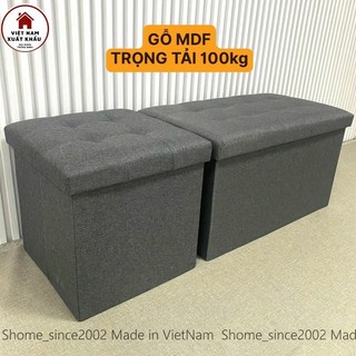 Ghế Dài Sofa THA Kiêm Hộp Đựng Đồ [2 in 1] Size Lớn XL 70x39xcao40cm Chất Vải Oxford 600D Sang Trọng
