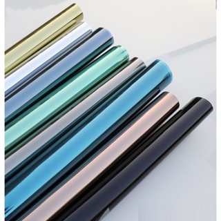 COMBO 2Mét Decal dán kính, phim dán kính chống nắng 1 chiều phản quang khổ 60cm, có sẵn keo