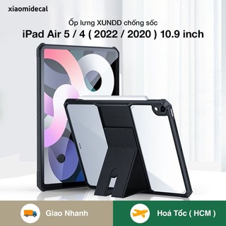 Ốp lưng XUNDD iPad Air 5 / 4 ( 2022 / 2020 ) 10.9 inch chống trầy, viền TPU chống sốc, mặt lưng chân đế