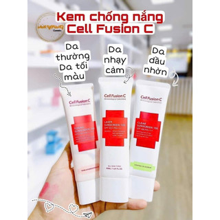 KEM CHỐNG NẮNG CELL FUSION C TONING / LASER / OIL SEBUM SUNCREEN 100