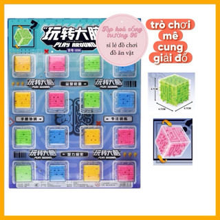 Vỉ 16 khối mê cung giải đố ríc rắc,trò chơi mê cung 3D