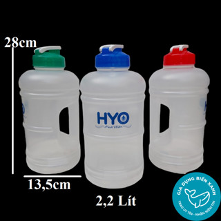 Chai nhựa đựng trà sữa, cà phê 2,2L Đồng Tâm - Bình đựng nước uống 2,2L