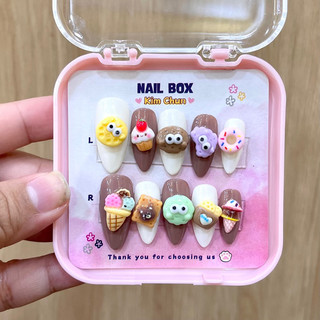 Nailbox bánh kẹo charm nổi cute