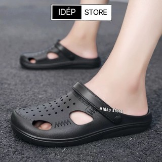 Dép Sục Cross Nam SL019- Giày Sandal lưới bít mũi nam đi mưa nhẹ êm chân chống thấm nước siêu hot ngày mưa