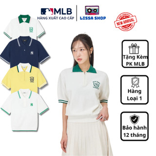 Áo polo nữ croptop mlb new york yankess 2024 dành cho nữ