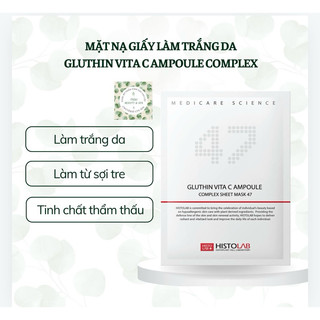 [Histolab] Mặt nạ giấy trắng da Vita C Ampoule Histolab chính hãng Hàn Quốc