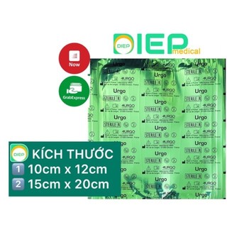 ✅ URGOTUL AG/SILVER 1 miếng - Gạc chống dính tẩm BẠC nhanh lành vết thương nhiễm trùng