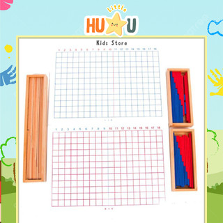 Set Bảng cộng trừ - giáo cụ montessori - Phép cộng trừ montessori