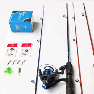 bộ cần câu lure GW carbon 1m8 tải cá lớn