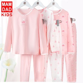 Bộ Đồ Ngủ Dài Tay Cho Bé Gái thương hiệu MAM DAD KIDS (bé từ 9-34kg)