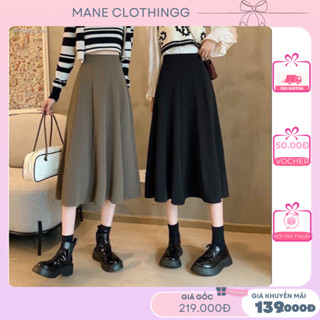  Chân váy dài midi ulzzang xếp ly y2k  chân váy nữ dáng dài xếp ly đi làm đi chơi phong cách Douyin trẻ trung năng động 