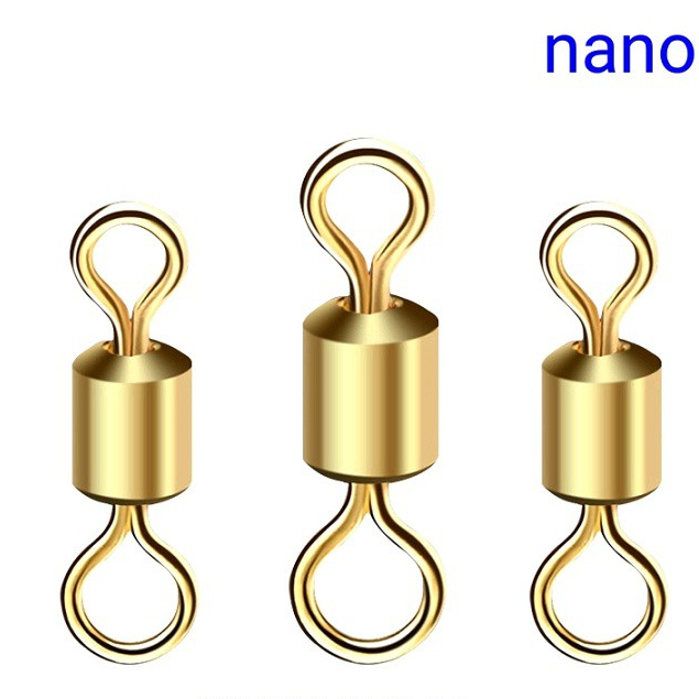 khóa link xoay số 8 khóa link câu cá màu vàng câu cá tuyệt đẹp