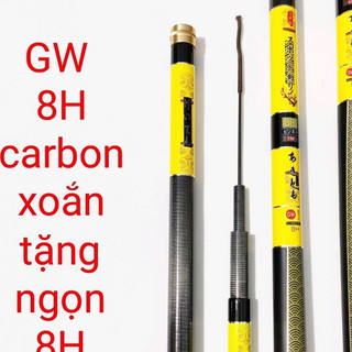 cần câu tay GW 8H tặng ngọn phụ catbon xoắn