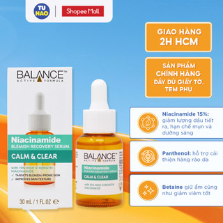 Tinh chất serum Balance Niacinamide 15% Active Formula Blemish giảm mụn 30ml