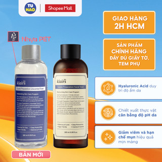 Nước hoa hồng Dear Klairs SUPPLE PREPARATION UNSCENTED TONER 180ML