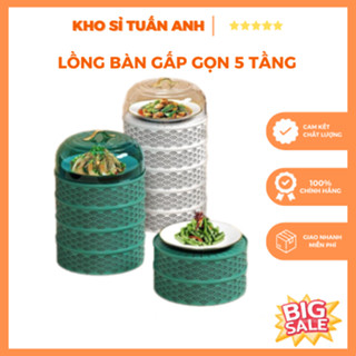 Lồng Bàn 5 Tầng Đậy Thức Ăn KAMO Thông Minh Đa Năng Cao Cấp Mẫu Mới