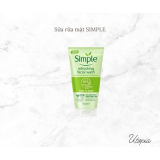 Sữa rửa mặt simple mẫu mới