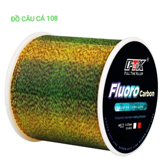 cước câu cá 3D Fluoro carbon tàng hình 500m siêu tải