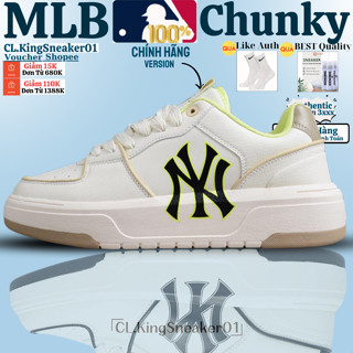 COMBO 3 Mẫu Giày HÓT Nhất _MLB Chunky Liner Lemon,_MLB chunky liner xanh Lá,_MLB chunky liner Đen Hàng Nội Địa Trung