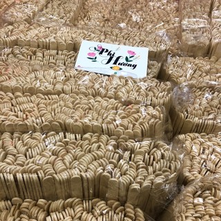 500gr que kem, que đè lưỡi, que gỗ làm mô hình handmade