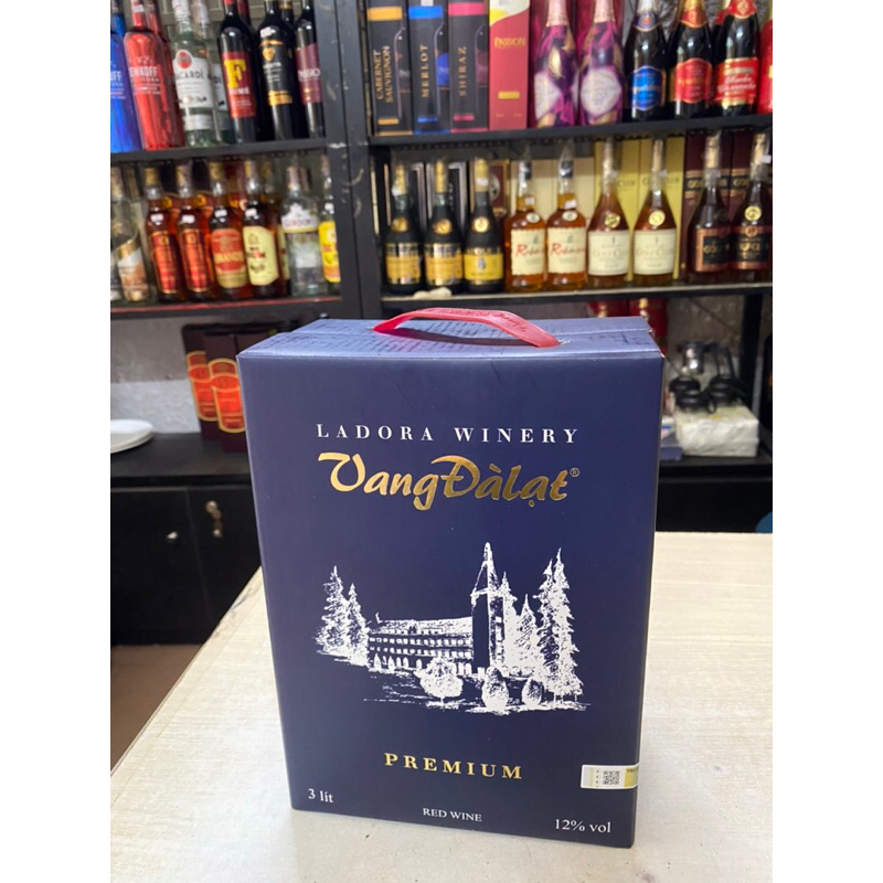 Vang Đà Lạt PREMIUM Đỏ 12% 3 Lít
