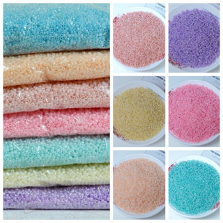 Gói 50gr hạt cườm tấm 2mm nhiều màu trang trí quần áo phụ kiện