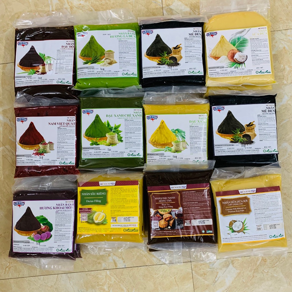 Nhân bánh trung thu Mauri nhiều vị
