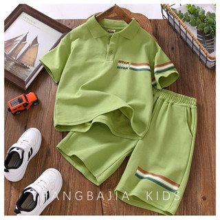 Quần Áo Bé Trai Mùa Hè, Set bộ cho bé trai phong cách hàn quốc,Đủ size đến 55kg  ( POLO KẺ )