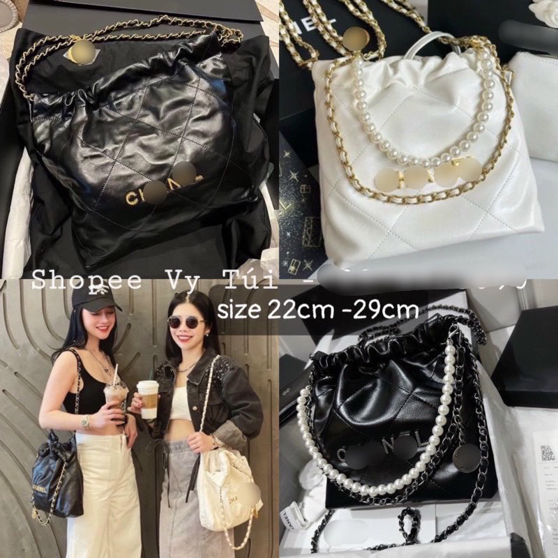 Túi Cneoo Tote Size 22 Lèm Ví Chất Da Mềm Box Nam Châm 2 Lớp Sịn