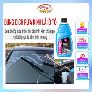 Dung dịch nước rửa kính lái ô tô xe hơi chuyên dụng Flamingo F352 chính hãng - Combo 10 Viên Rửa Kính Lái Xe Tiện Dụng