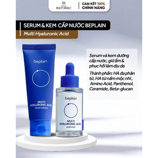 Serum và kem dưỡng cấp nước beplain multi hyaluronic acid