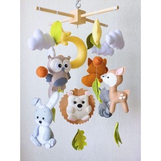 Vải nỉ mềm vải dạ khổ vuông 45*45cm cao cấp may treo nôi, handmade