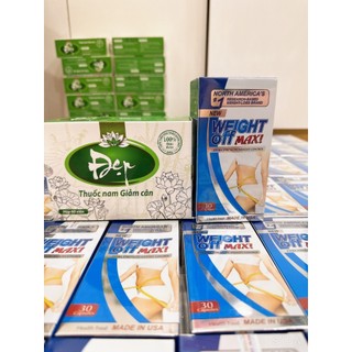 Giảm cân Weight off plus và thảo dược Đẹp 1 Hộp 60 viên