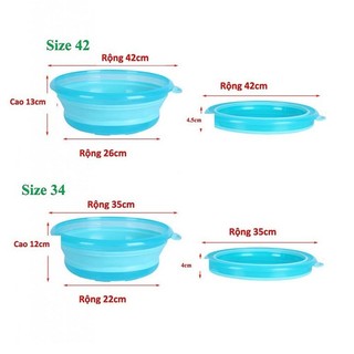 bát trộn mồi câu cá silicon cao cấp
