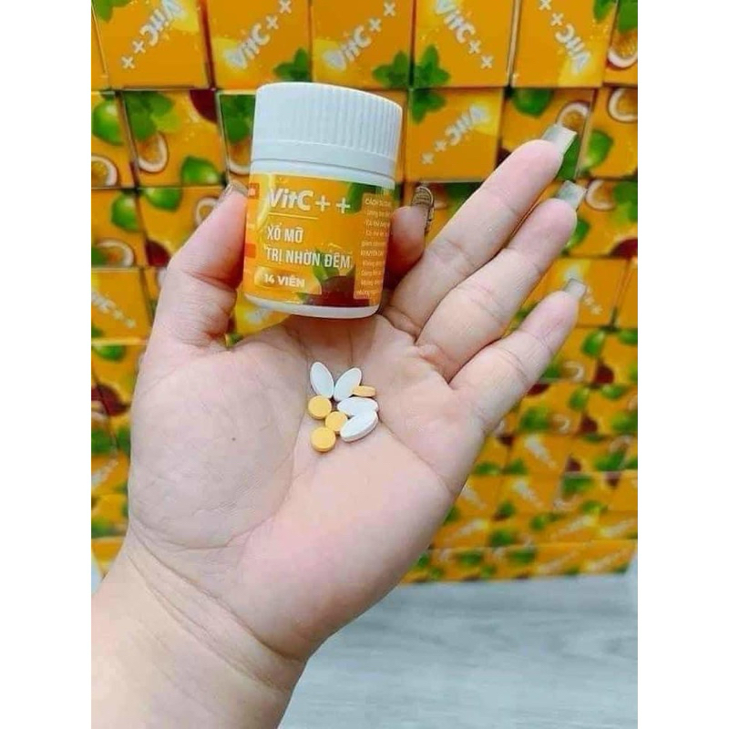 [Có tem chính hãng] Viên xổ mỡ đêm VITC - Sổ mỡ ban đêm nhà Vitc kẹo dứa - Giảm mỡ bụng đùi