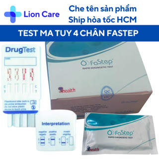 Que test ma túy tổng hợp 4 chân Fastep test nước tiểu tại nhà nhanh chóng chinh xác bí mật MS 08