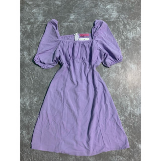 Đầm hoa dáng xuông tay bông size S