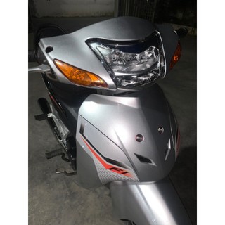 DÀN ÁO WAVE A 50-100CC BẠC PHỐI ĐEN NHỰA CAO CẤP LÒNG TRẮNG ko gồm đèn