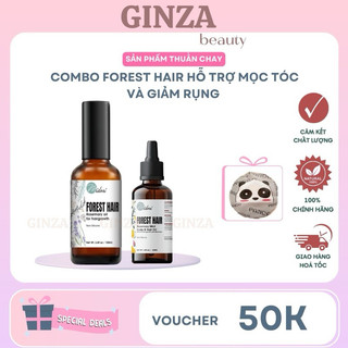 Combo mọc tóc xịt dưỡng tóc forest hair và dầu ủ tóc forest hair rosemary mint scalp and hair oil kích mọc tóc