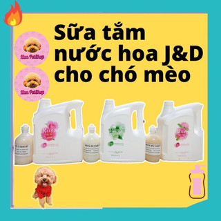 [Sẵn] -Sữa tắm nước hoa J&D chuẩn MÙI CŨ cho chó mèo chai 500ml