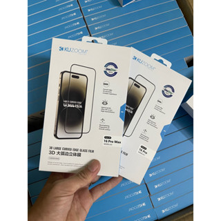 [ Đã có iP 16 ]Kính FuLL màn trong suốt  kèm bảo vệ loa CHÍNH HÃNG KUZOOM cho iPHONE X đến 16 pro max