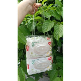 Khăn ướt Huggies không mùi 80 tờ _ ca cao và bơ hạt mỡ 72 tờ