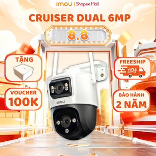 Camera ngoài trời 2 mắt IMOU 6mp chống nước, góc rộng, siêu nét