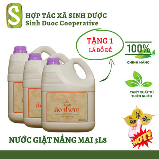 Nước giặt áo thơm - nắng mai 3,8 lít - hợp tác xã sinh dược