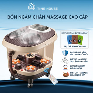 Bồn ngâm chân massage tự động cao cấp-12 chức năng kết hợp cùng thảo dược ngâm chân