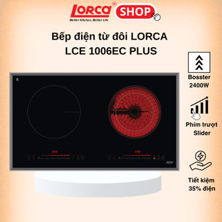 Bếp điện từ đôi LORCA TA-1006EC PLUS - Hàng chính hãng công nghệ biến tần Inverter cao cấp